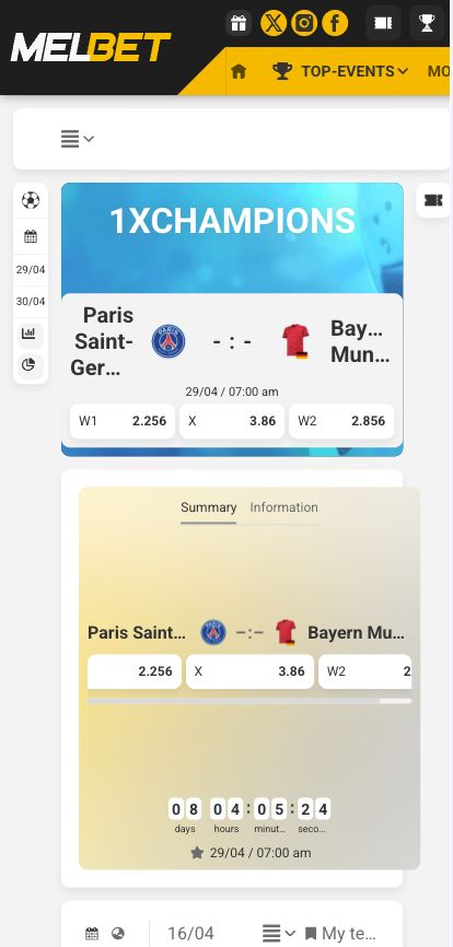 Melbet app